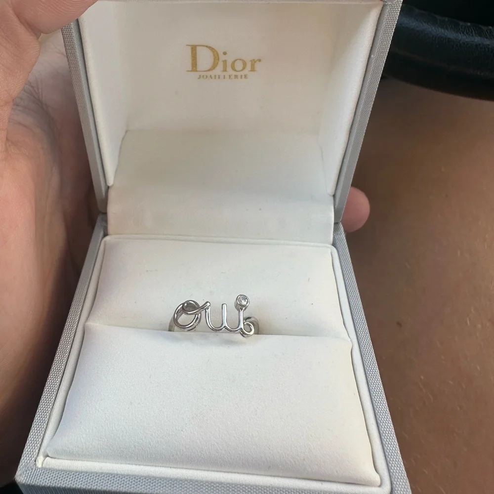 Dior ring on 14k gold and 0.1c diamond - Picture 5 of 6